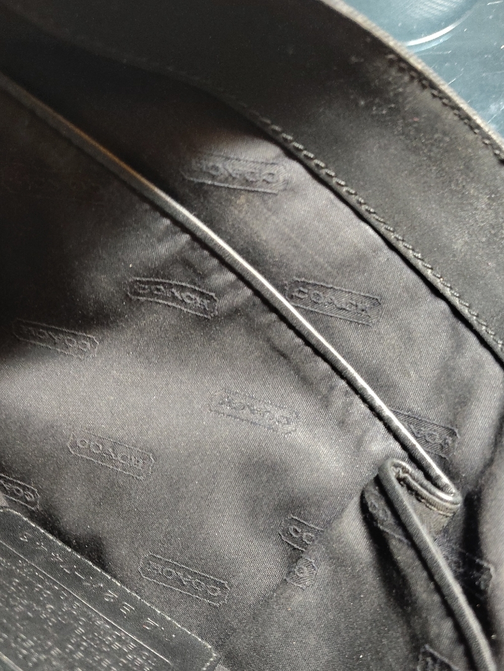 Coach Mercer Black Twill Hobo - Picture 8 of 8